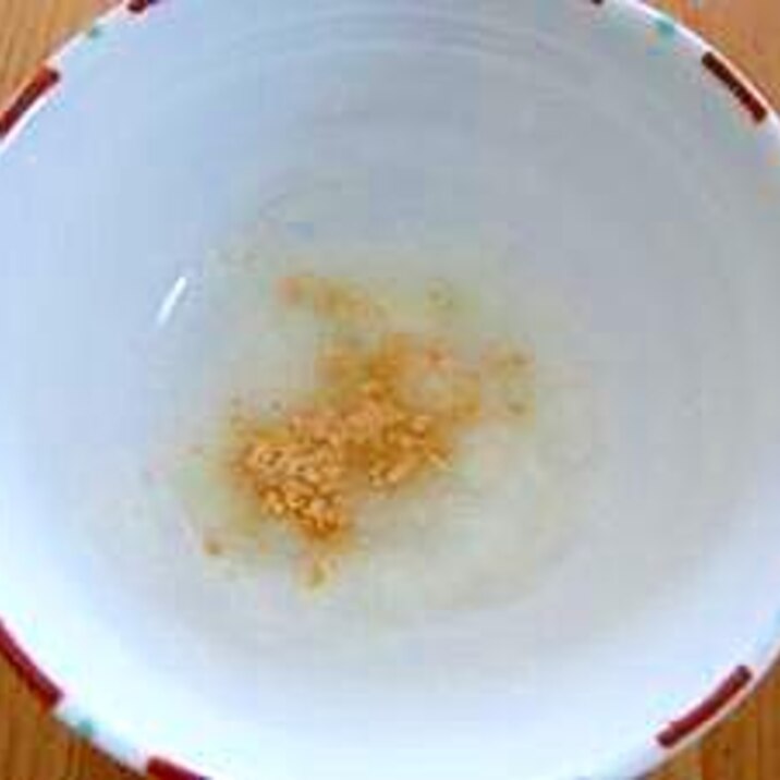 離乳食初期!大根がゆ。きなこがけ